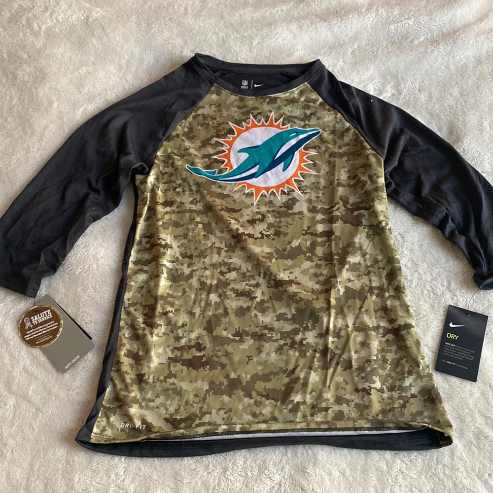 Womens Nike Miami Dolphins Dri-Fit - NWT